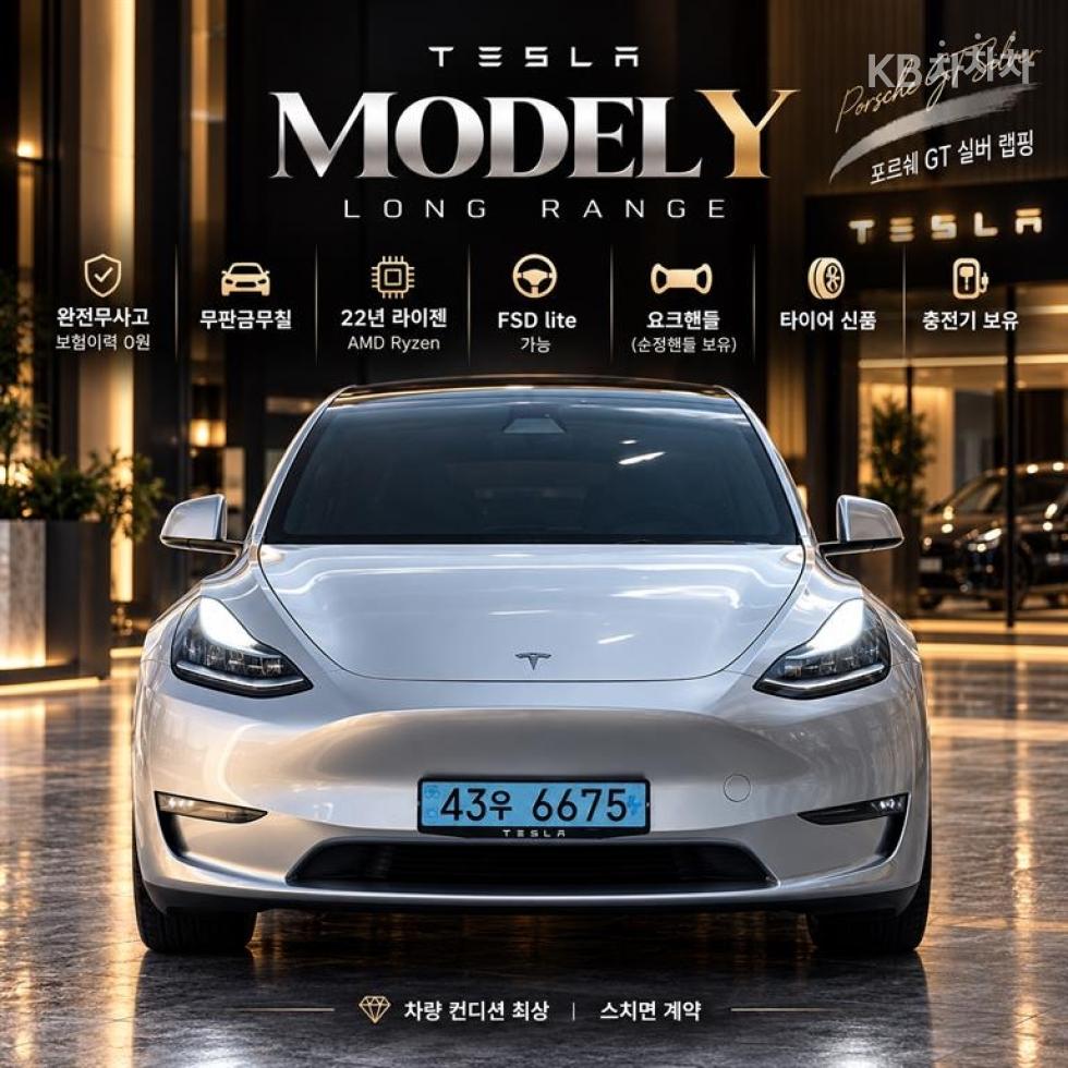 테슬라 모델 Y 2022년식 테슬라 Model Y Long Range