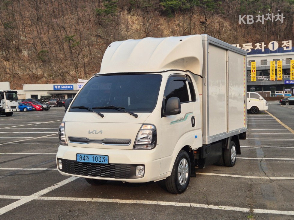 Kia 더 뉴 봉고3 EV 양문형 미닫이탑차 하이 킹캡 초장축 - фото 1