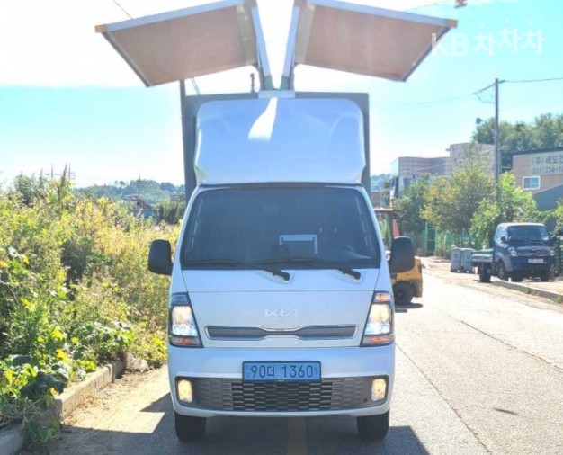기아 더 2022년식 기아 더 뉴 봉고3 EV 윙바디 1톤 전동식 킹캡 초장축 GL